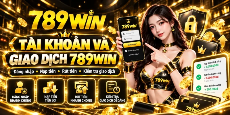 Hướng dẫn tài khoản và giao dịch tại 789WIN